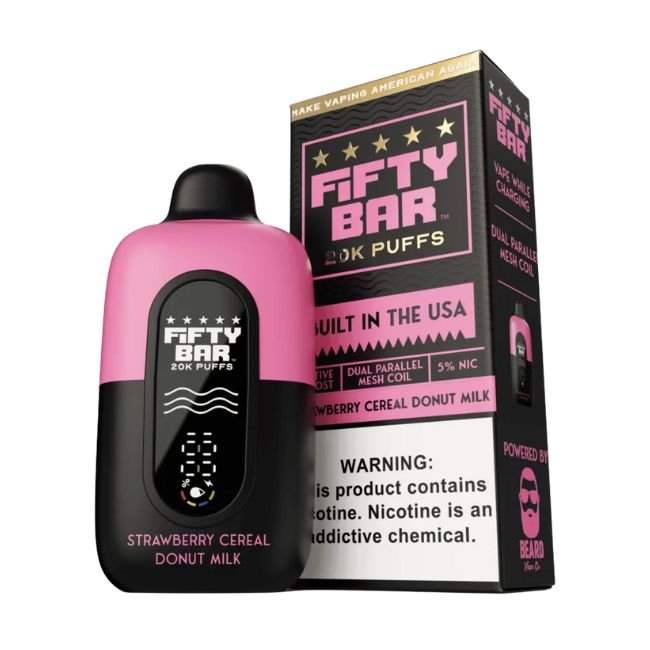 FIFTY BAR 5% DISPOSABLE (80ML) 20K PUFFS 5CT/ BOX
