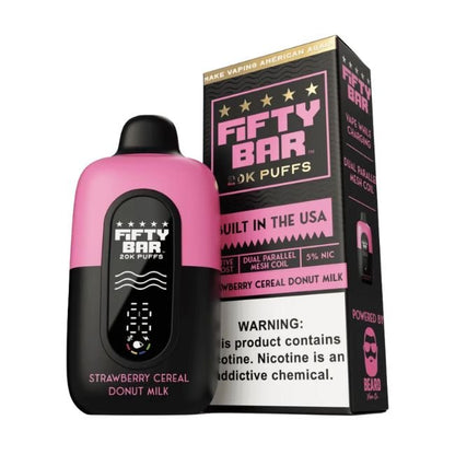 FIFTY BAR 5% DISPOSABLE (80ML) 20K PUFFS 5CT/ BOX