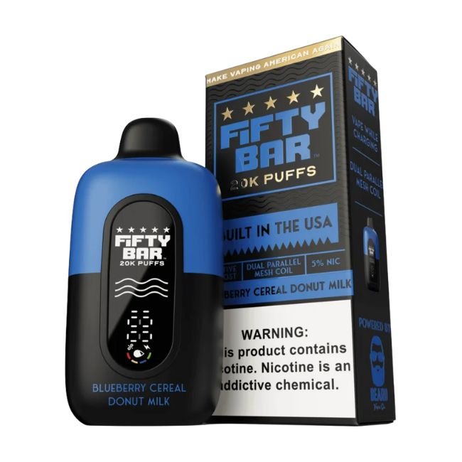 FIFTY BAR 5% DISPOSABLE (80ML) 20K PUFFS 5CT/ BOX