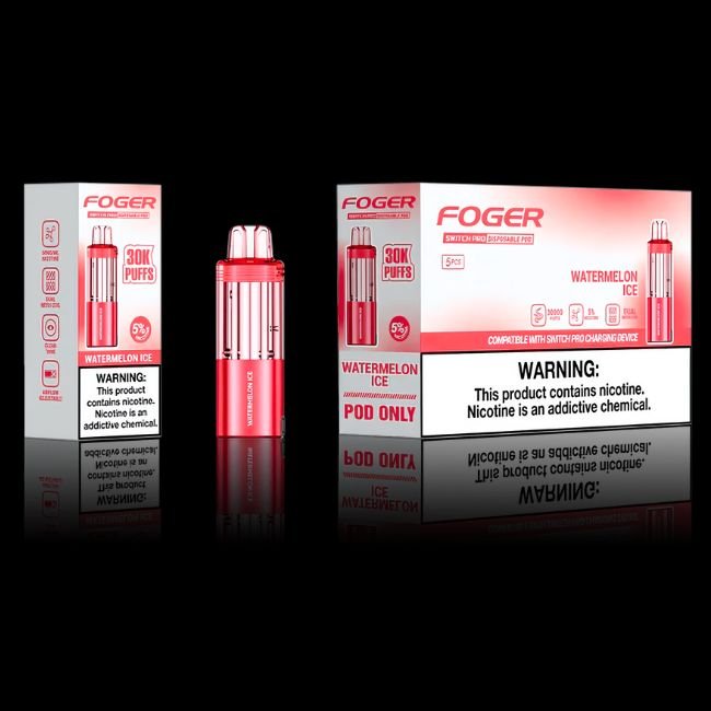 FOGER SWITCH PRO 5% DISPOSABLE POD (95ML) 30K PUFFS 5CT/ BOX