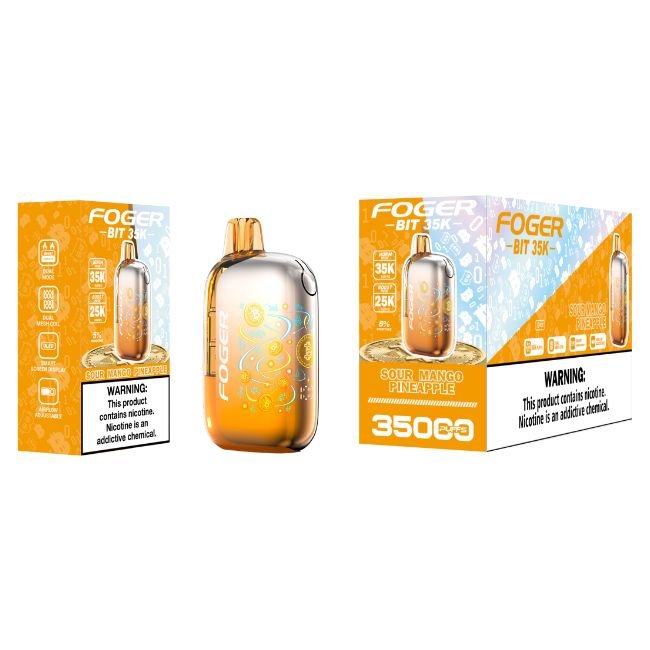 FOGER BIT 5% DISPOSABLE (100ML) NORM MODE - 35K & BOOST. MODE - 25K PUFFS 5CT/ BOX
