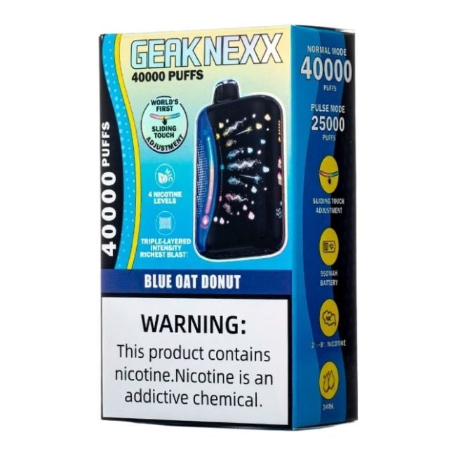 GEAK NEXX 5% DISPOSABLE (100ML) PULSE. MODE - 25K & NORM. MODE - 40K PUFFS 5CT/ BOX