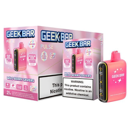 GEEK BAR PULSE 5% DISPOSABLE (80ML) PULSE MODE - 7.5K & 15K PUFFS 5CT/ BOX