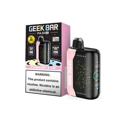 GEEK BAR PULSE X 5% DISPOSABLE (90ML) 25K & PULSE. MODE - 15K PUFFS 5CT/ BOX