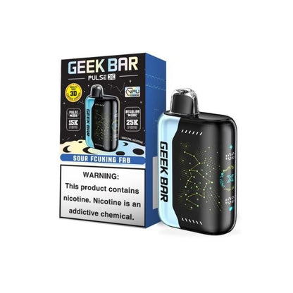 GEEK BAR PULSE X 5% DISPOSABLE (90ML) 25K & PULSE. MODE - 15K PUFFS (3 LIMIT)5CT/ BOX