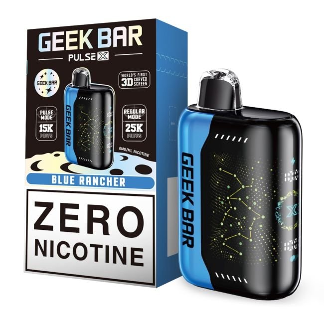 GEEK BAR PULSE X 0% DISPOSABLE (90ML) REG. MODE - 25K & PULSE. MODE - 15K PUFFS 5CT/ BOX