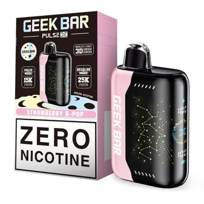 GEEK BAR PULSE X 0% DISPOSABLE (90ML) REG. MODE - 25K & PULSE. MODE - 15K PUFFS 5CT/ BOX