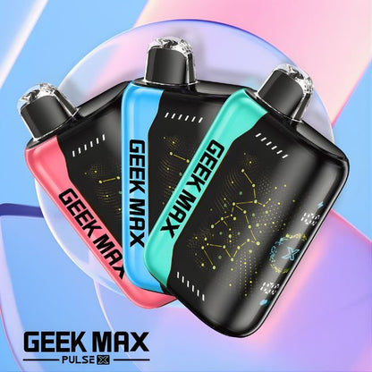 GEEK MAX PULSE X 5% DISPOSABLE (90ML) PULSE MODE.15K & REG. MODE - 25K PUFFS 5CT/ BOX