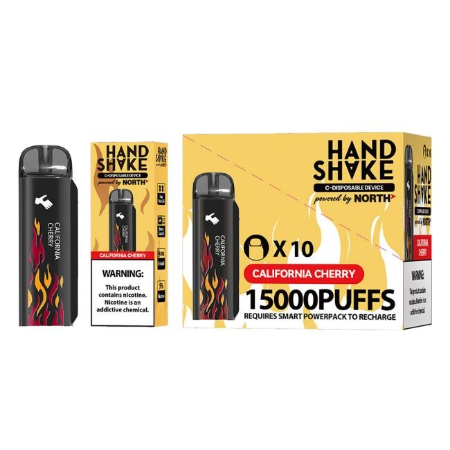 HAND SHAKE BY NORTH 5% DISPOSABLE POD (100ML) 15K PUFFS 10CT/ BOX