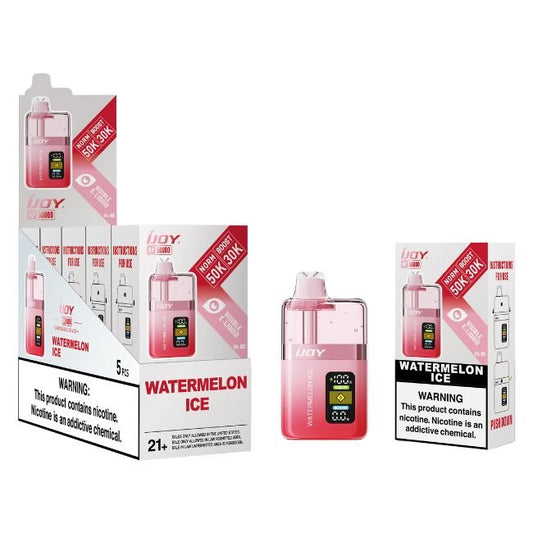 IJOY XP50000 5% DISPOSABLE (100ML) BOOST. MODE - 30K & NORM. MODE - 50K PUFFS 5CT/ BOX - WATERMELON ICE