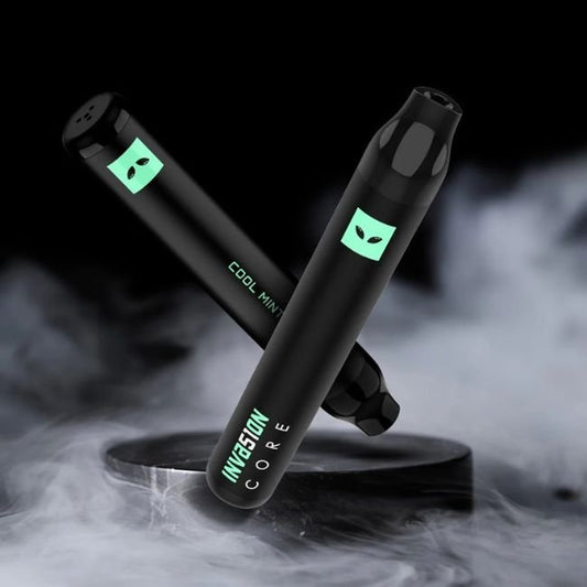 INVASION CORE 5% DISPOSABLE (65ML) 3K PUFFS 10CT/ BOX - COOL MINT