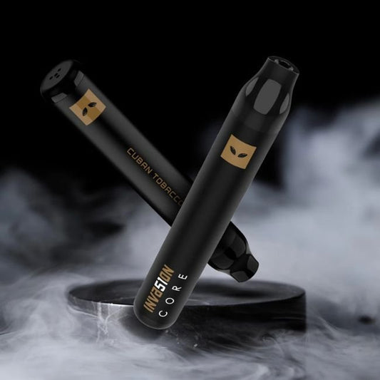 INVASION CORE 5% DISPOSABLE (65ML) 3K PUFFS 10CT/ BOX - CUBAN TOBACCO