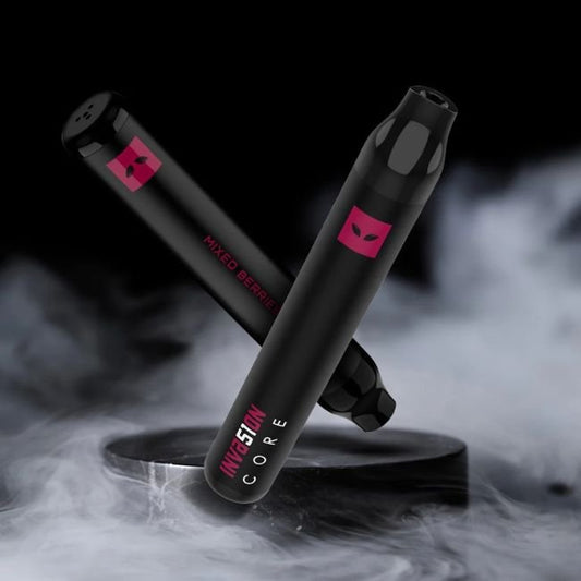 INVASION CORE 5% DISPOSABLE (65ML) 3K PUFFS 10CT/ BOX - MIXED BERRIES
