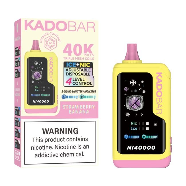 KADO BAR ICE + NIC CONTROL 5% DISPOSABLE (120ML) 40K PUFFS 5CT/ BOX