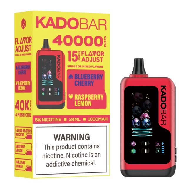 KADO BAR FLAVOR ADJUST 5% DISPOSABLE (120ML) 40K PUFFS 5CT/ BOX