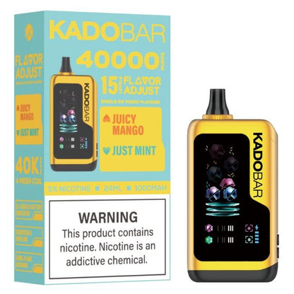 KADO BAR FLAVOR ADJUST 5% DISPOSABLE (120ML) 40K PUFFS 5CT/ BOX