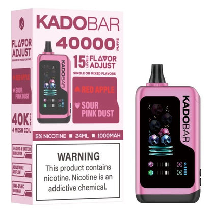 KADO BAR FLAVOR ADJUST 5% DISPOSABLE (120ML) 40K PUFFS 5CT/ BOX
