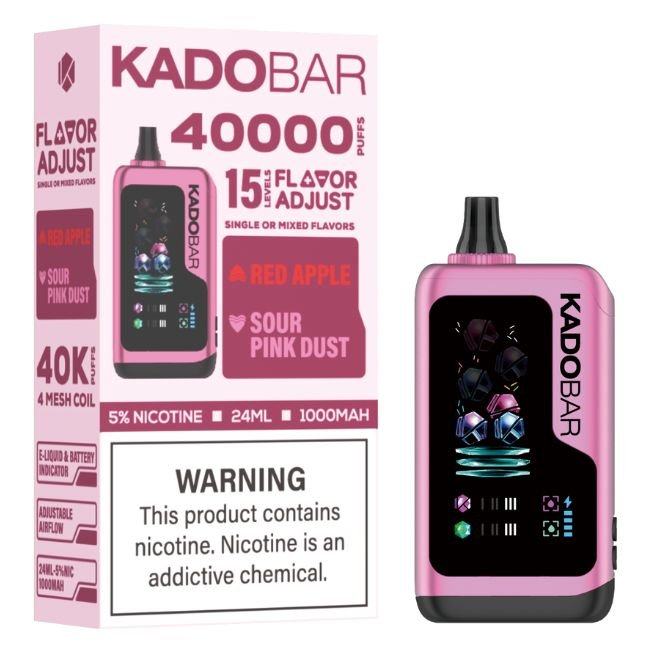 KADO BAR FLAVOR ADJUST 5% DISPOSABLE (120ML) 40K PUFFS 5CT/ BOX