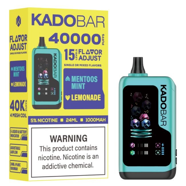 KADO BAR FLAVOR ADJUST 5% DISPOSABLE (120ML) 40K PUFFS 5CT/ BOX