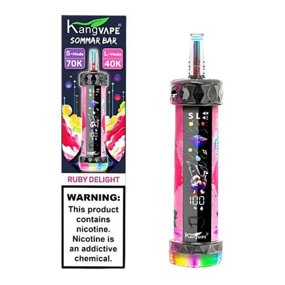 KANGVAPE SOMMAR BAR 5% DISPOSABLE (300ML) L-MODE - 40K & S-MODE - 70K PUFFS 5CT/ BOX