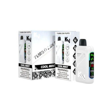 KV TURBO 5% DISPOSABLE (90ML) TURBO MODE - 15K & REG. MODE - 25K PUFFS 5CT/ BOX