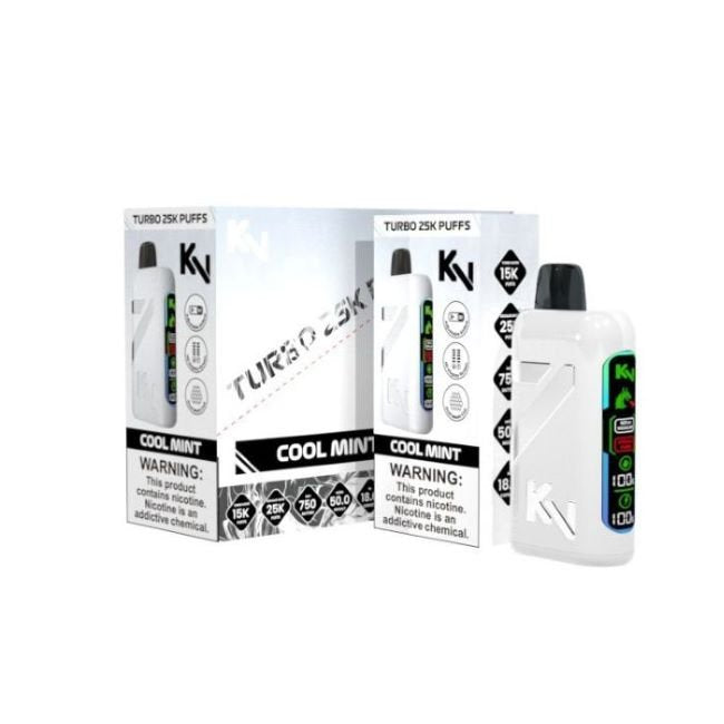 KV TURBO 5% DISPOSABLE (90ML) TURBO MODE - 15K & REG. MODE - 25K PUFFS 5CT/ BOX