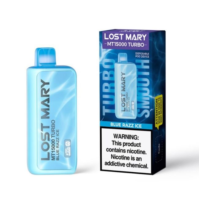 LOST MARY MT15000 TURBO 5% RECH. DISPOSABLE (80ML) 15K PUFFS - PURE W Edi Sat