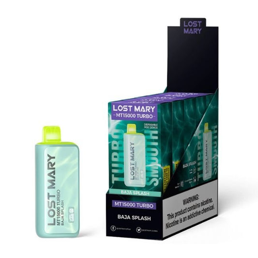 LOST MARY MT15000 TURBO 5% RECH. DISPOSABLE (80ML) 15K PUFFS - TROPICAL BAJA SPLASH W Edi Sun