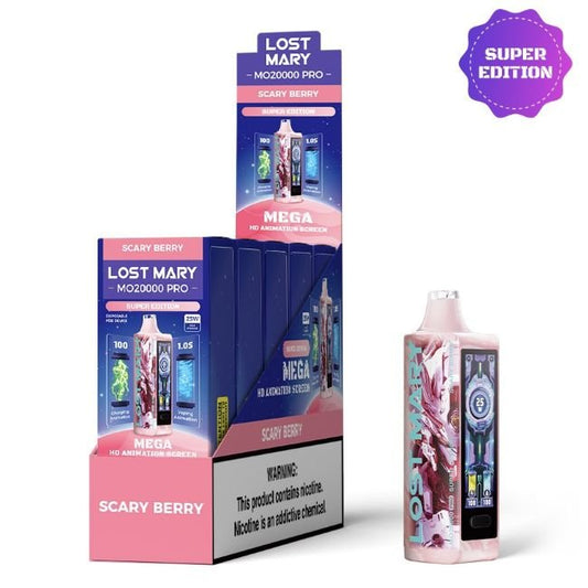 LOST MARY MO20000 PRO 5% DISPOSABLE (90ML) 20K PUFFS - SCARY BERRY SE
