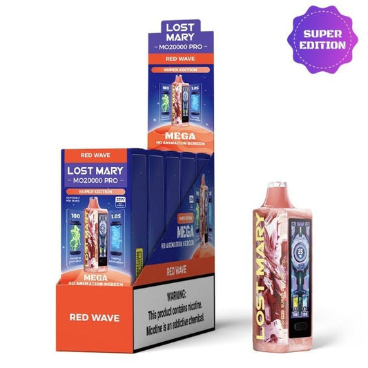 LOST MARY MO20000 PRO 5% DISPOSABLE (90ML) 20K PUFFS - RED WAVE SE