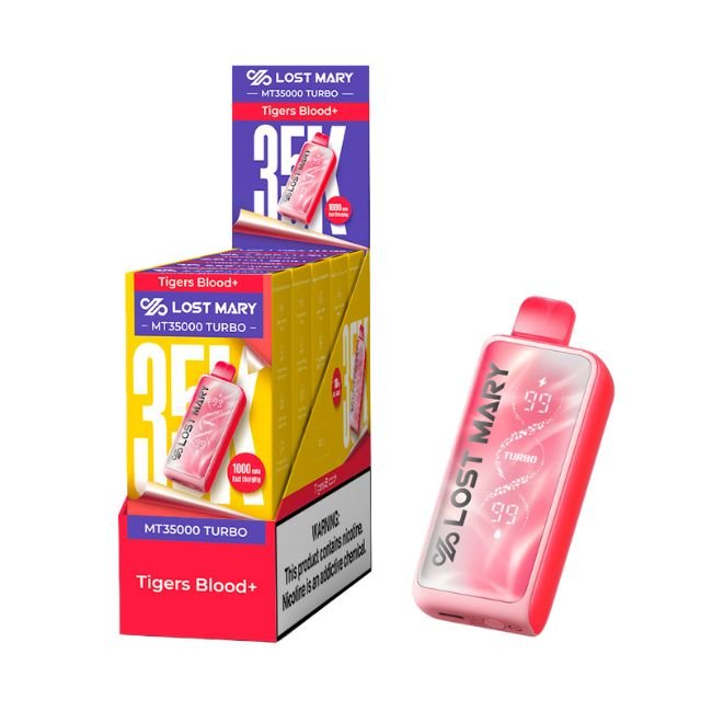 LOST MARY MT35000 TURBO 5% DISPOSABLE (90ML) 35K PUFFS - TOASTED BANANA