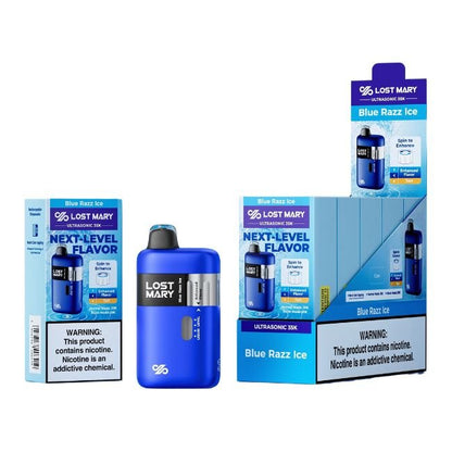 LOST MARY ULTRASONIC 5% DISPOSABLE (100ML) 35K PUFFS(BOOST MODE 20K) 5CT/ BOX
