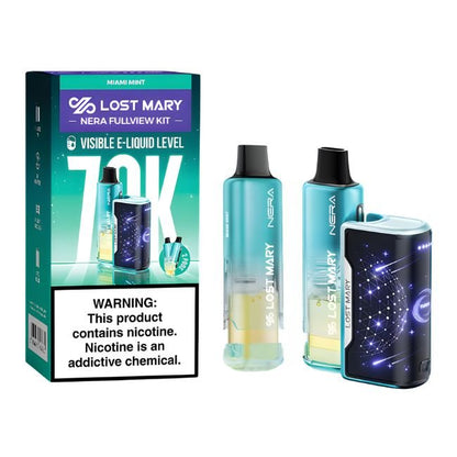 LOST MARY NERA 5% DISPOSABLE KIT + 2POD (120ML) 70K PUFFS 5CT/ BOX