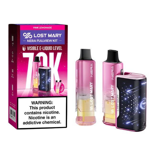 LOST MARY NERA 5% DISPOSABLE KIT + 2POD (120ML) 70K PUFFS 5CT/ BOX