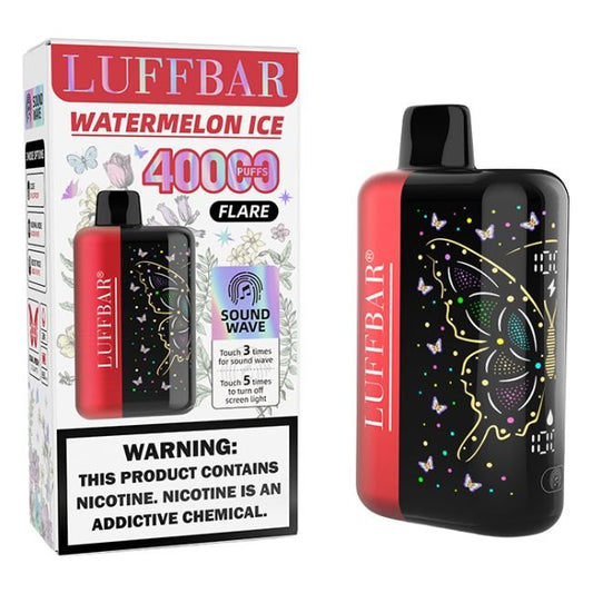 LUFFBAR FLARE 5% DISPOSABLE (90ML) 40K PUFFS 5CT/ BOX - WATERMELON ICE