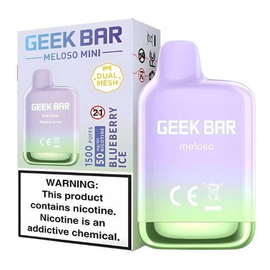 GEEK BAR MELOSO MINI 5% DISPOSABLE (50ML) 1.5K PUFFS 10CT/BOX