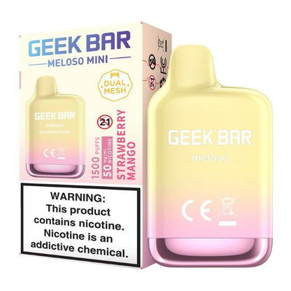 GEEK BAR MELOSO MINI 5% DISPOSABLE (50ML) 1.5K PUFFS 10CT/BOX