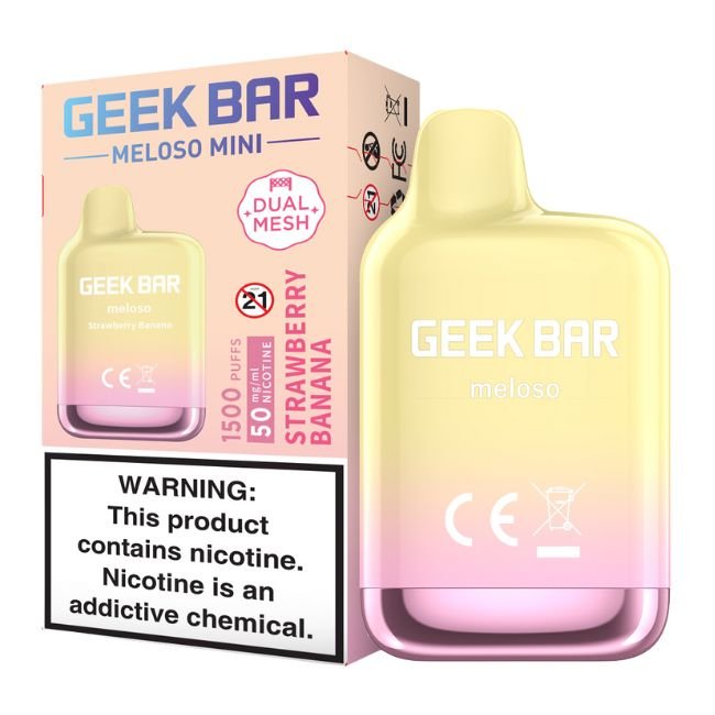 GEEK BAR MELOSO MINI 5% DISPOSABLE (50ML) 1.5K PUFFS 10CT/BOX