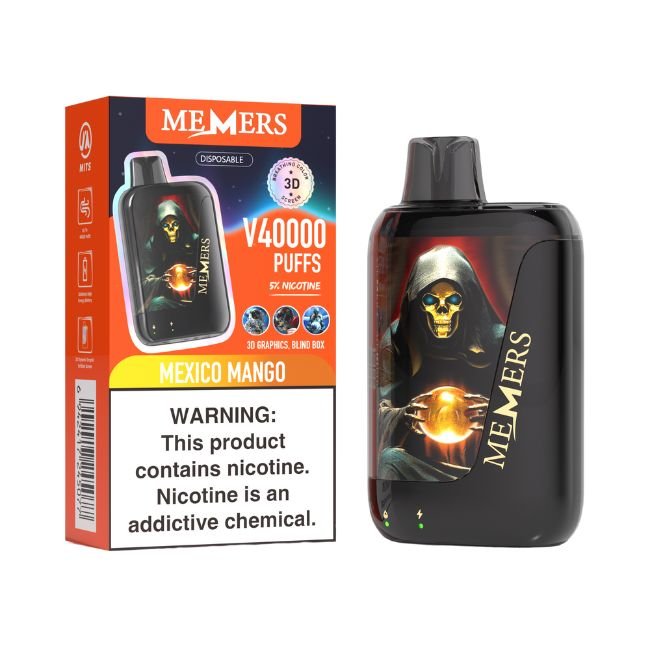 MEMERS V40000 5% DISPOSABLE (75ML) 40K PUFFS - WHITE GUM