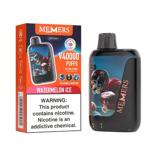 MEMERS V40000 5% DISPOSABLE (75ML) 40K PUFFS - WATERMELON ICE
