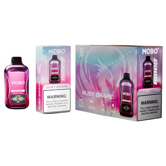 MOBO 5% DISPOSABLE (125ML) 18K PUFFS 5CT/ BOX