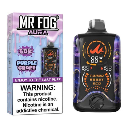 MR FOG AURA 5% DISPOSABLE (130ML) 60K PUFFS 5CT/ BOX