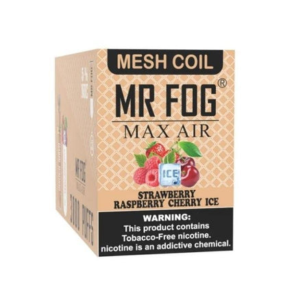 MR FOG MAX AIR 5% DISPO (80ML) 3K PUFFS 10CT/BOX