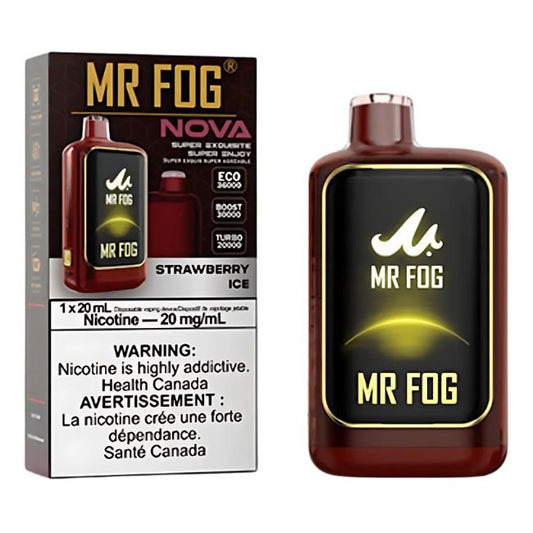 MR FOG NOVA 5% DISPOSABLE (100ML) 36K PUFFS - STRAWBERRY ICE