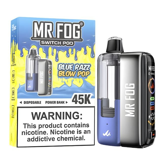 MR FOG SWITCH 5% DISPOSABLE POD KIT (100ML) 45K PUFFS 5CT/ BOX