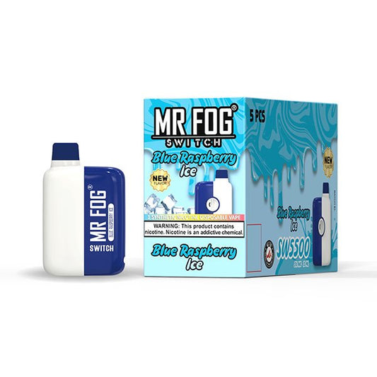 MR FOG SWITCH 5% DISPOSABLE (75ML) 5500 K PUFFS - BLUE RASPBERRY CHERRY ICE SW06