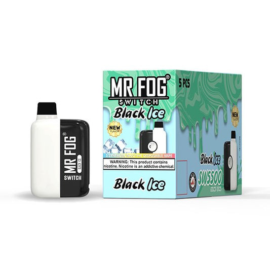 MR FOG SWITCH 5% DISPOSABLE (75ML) 5500 K PUFFS - BLACK ICE SW37