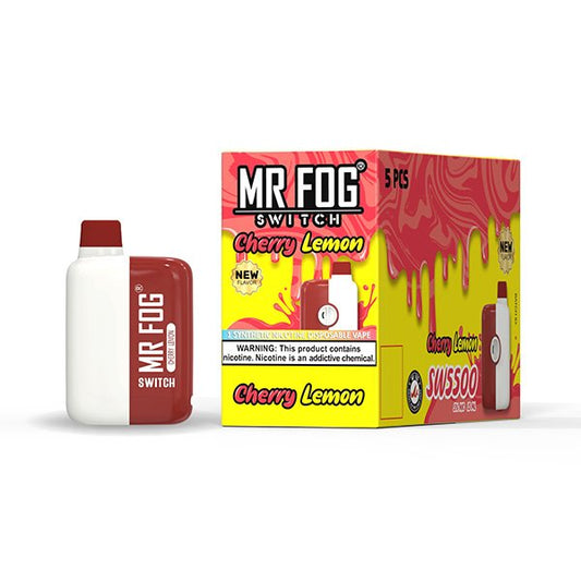 MR FOG SWITCH 5% DISPOSABLE (75ML) 5500 K PUFFS - CHERRY LEMON SW38