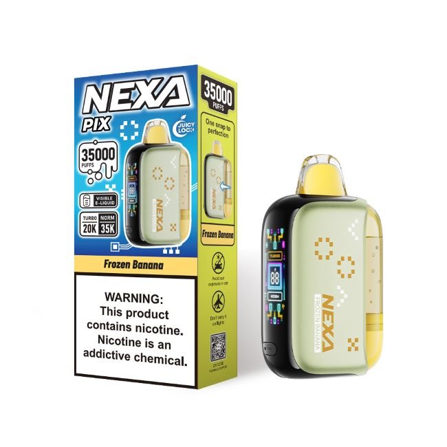 NEXA PIX 5% DISPOSABLE (80ML) TURBO MODE - 20K & NORM. MODE - 35K PUFFS 5CT/ BOX