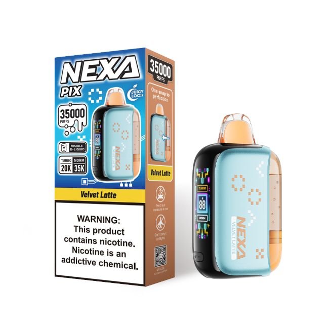 NEXA PIX 5% DISPOSABLE (80ML) TURBO MODE - 20K & NORM. MODE - 35K PUFFS 5CT/ BOX